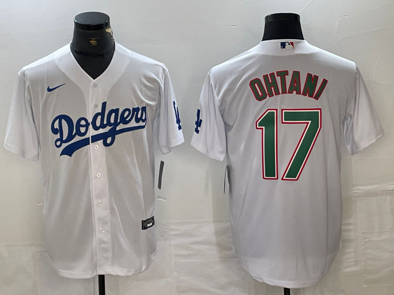 Men's Los Angeles Dodgers Shohei Ohtani White Replica Player jersey