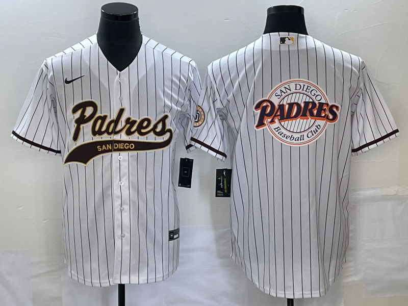 Men's San Diego Padres White Replica Player jersey Joint Edition