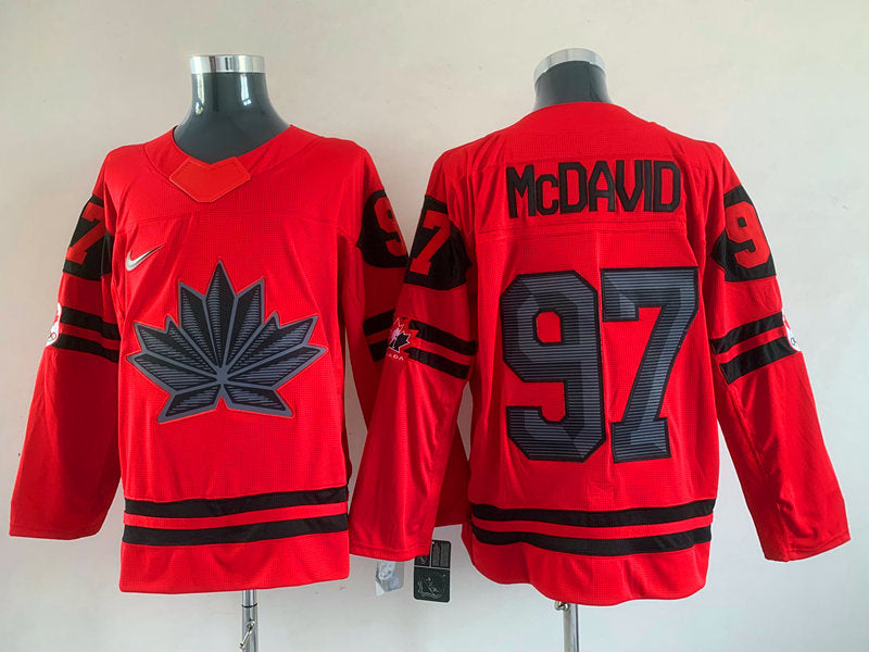 Men's Toronto Maple Leafs Connor McDavid #97 Red Player Game jersey