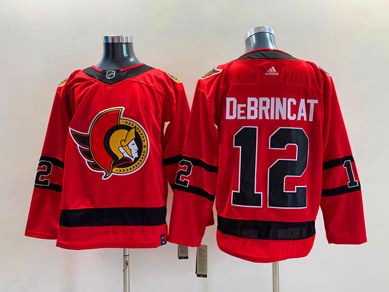 Men's Ottawa Senators Alex DeBrincat #12 Red Player Game jersey