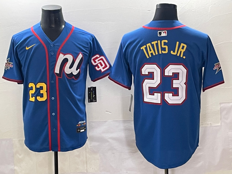 Men's National League Fernando Tatis Jr. #23 Blue 2025 All-Star Edition Limited Player Jersey