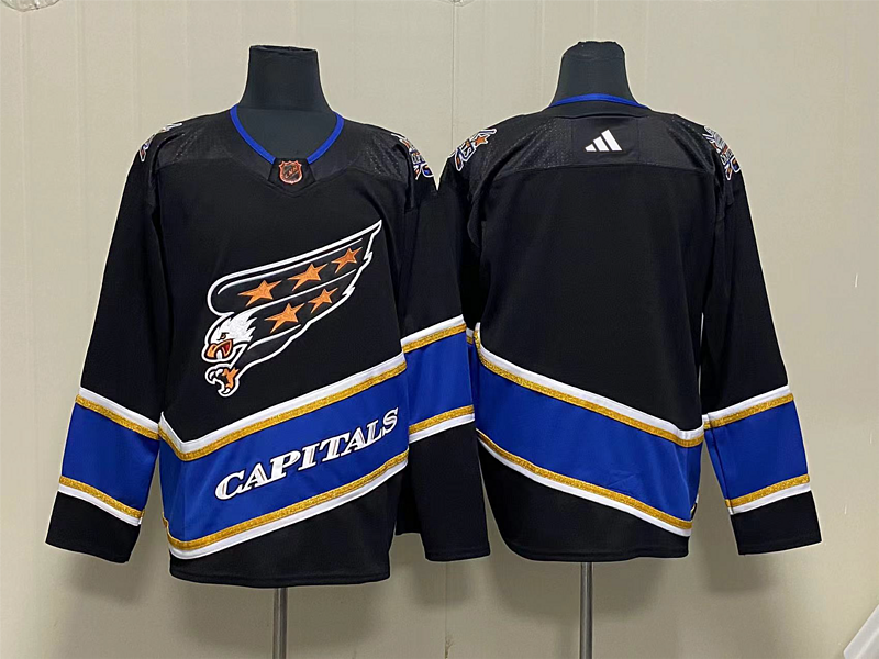 Men's Washington Capitals Black Player Blank jersey