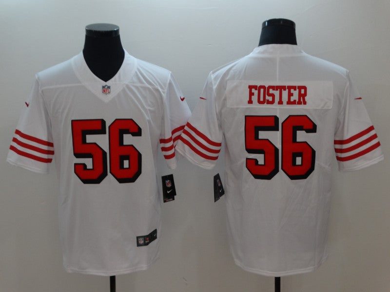 Men's San Francisco 49ers Ruben Foster #56 White Game jersey