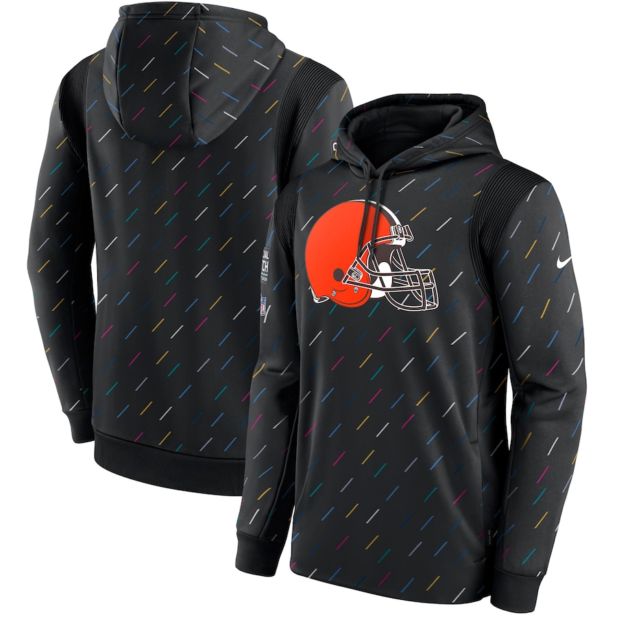 Men's Cleveland Browns NFL 2021 Salute to Service Hoodie1 Black