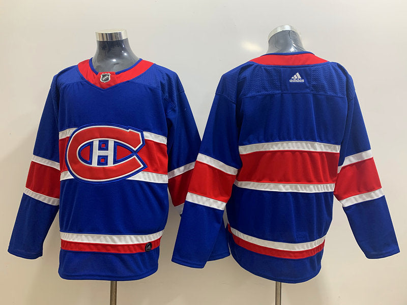 Men's Montreal Canadiens Light Blue Blank jersey