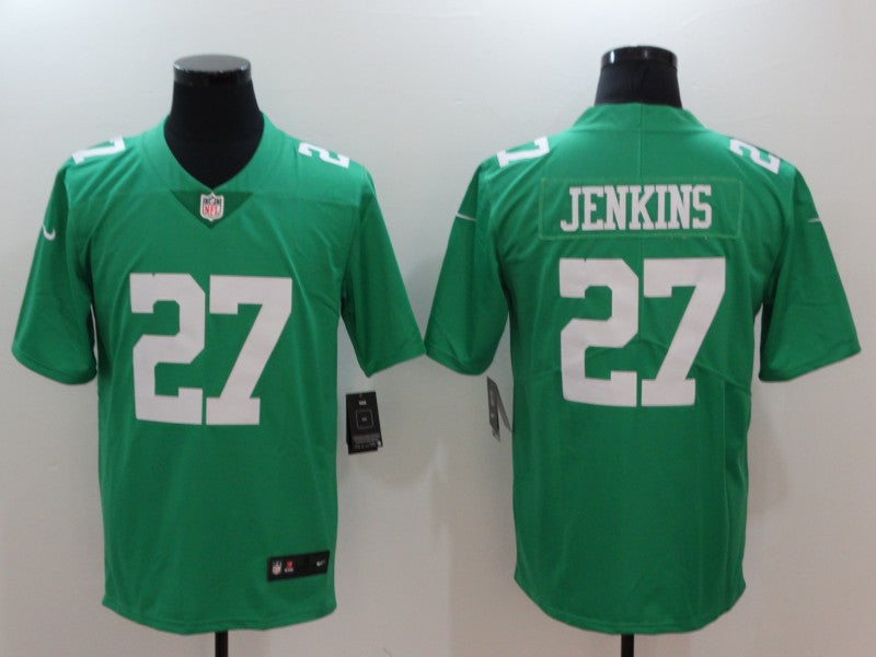Men's Philadelphia Eagles Malcom Jenkins #27 Green Game jersey