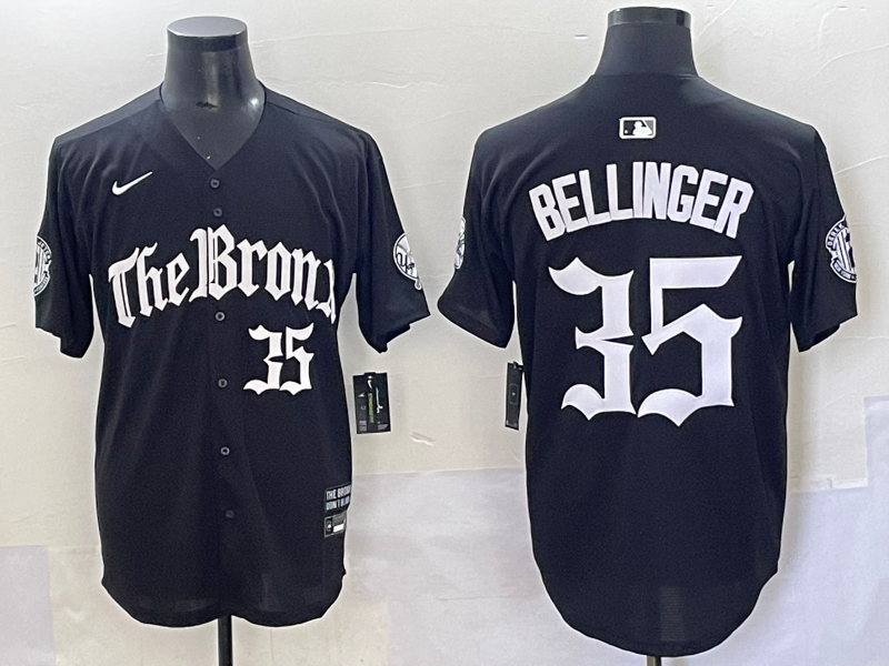 Men's New York Yankees Cody Bellinger #35 Black Alternate Limited Player Jersey