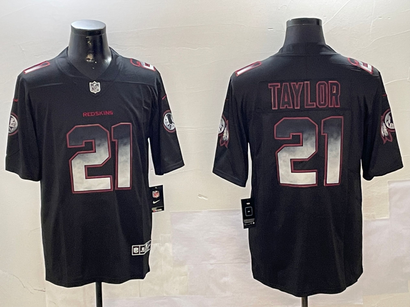 Men's Washington Commanders Sean Taylor #21 Black Player Game jersey