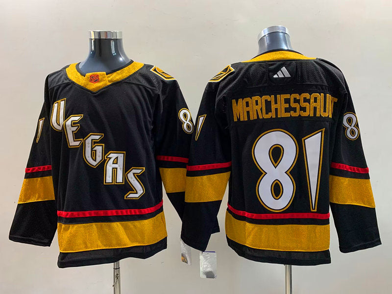 Men's Vegas Golden Knights Jonathan Marchessault #81 Black Breakaway Player jersey