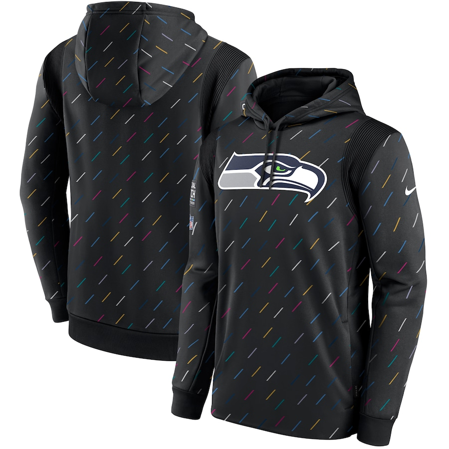 Men's Seattle Seahawks NFL 2021 Salute to Service Hoodie1 Black