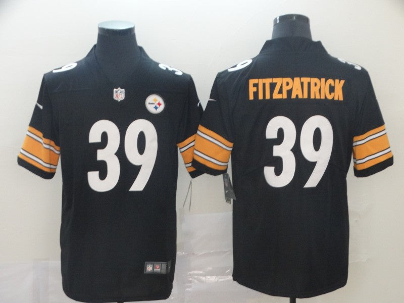 Men's Pittsburgh Steelers Minkah Fitzpatrick #39 Black Game jersey