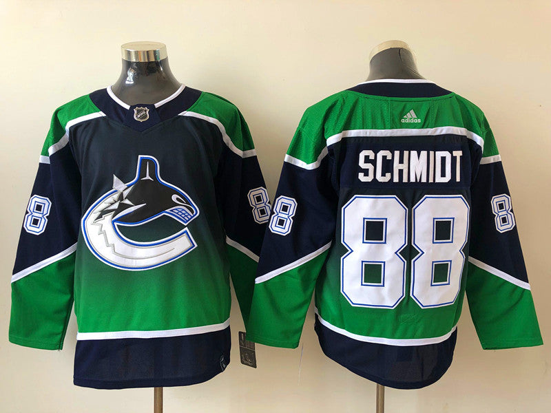 Men's Vancouver Canucks Nate Schmidt #88 Black Breakaway jersey