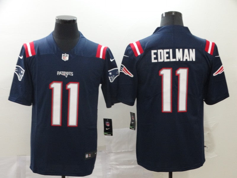 Men's New England Patriots Julian Edelman #11 Navy Game jersey