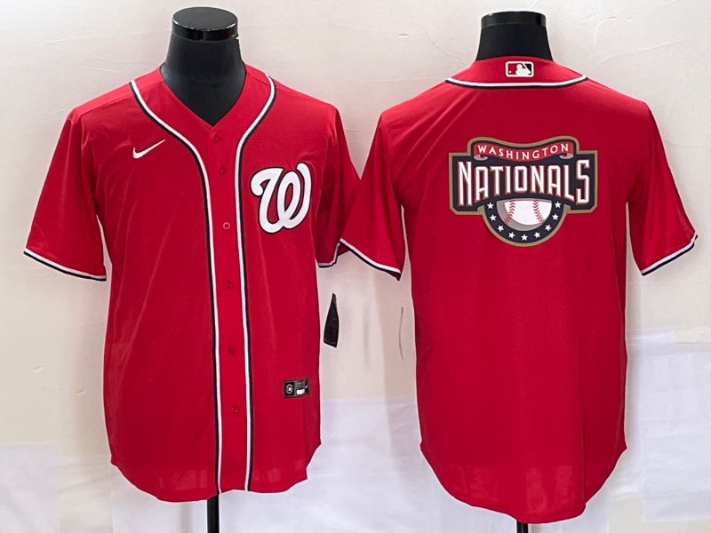 Men's Washington Nationals Red Alternate Replica Team jersey