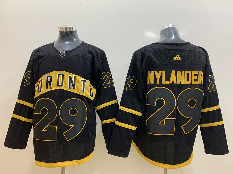 Men's Toronto Maple Leafs William Nylander #29 Black Game jersey