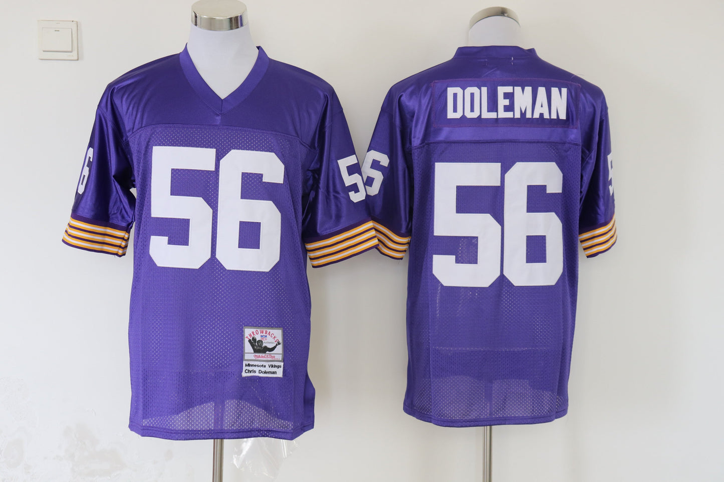 Men's Minnesota Vikings Chris Doleman Mitchell & Ness Purple Legacy Replica jersey