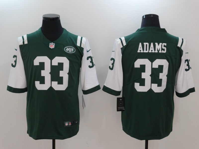 Men's New York Jets Jamal Adams #33 Green Player Game jersey