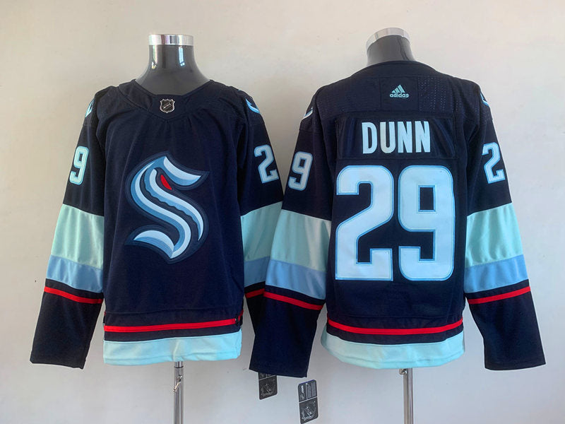 Men's Seattle Kraken Vince Dunn #29 Deep Sea Blue Home Breakaway Player jersey