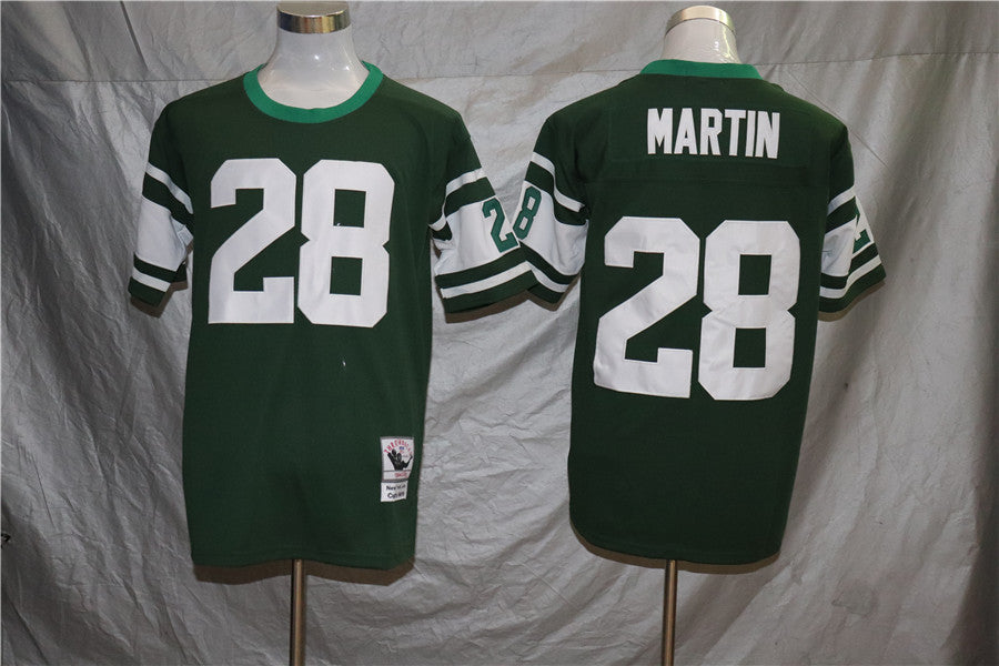 Men's New York Jets Curtis Martin Mitchell & Ness Green Legacy Replica jersey