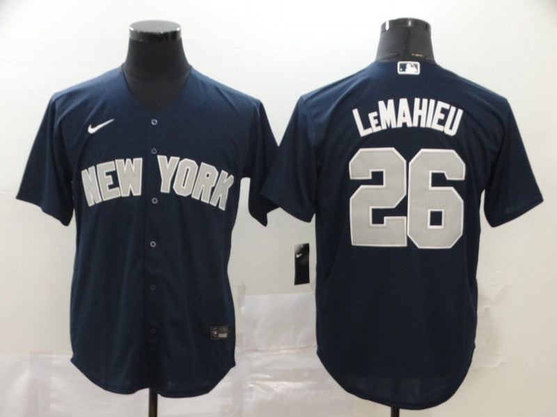 Men's New York Yankees DJ LeMahieu #26 Navy Replica Player jersey