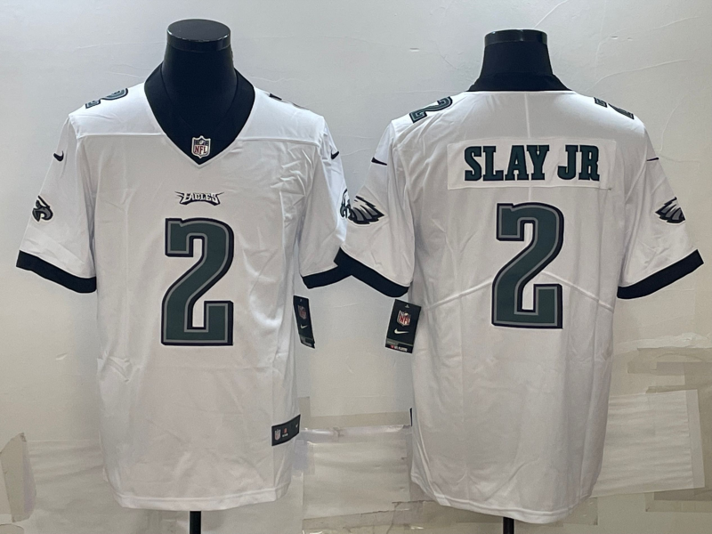 Men's Philadelphia Eagles Darius Slay Jr. #2 White Game jersey