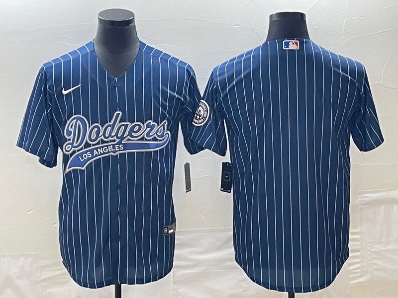 Men's Los Angeles Dodgers Blue Blank jersey Joint Edition