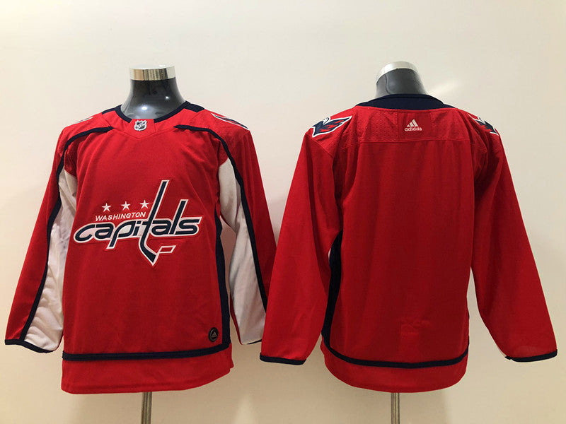 Men's Washington Capitals Red Breakaway Home Player Blank jersey