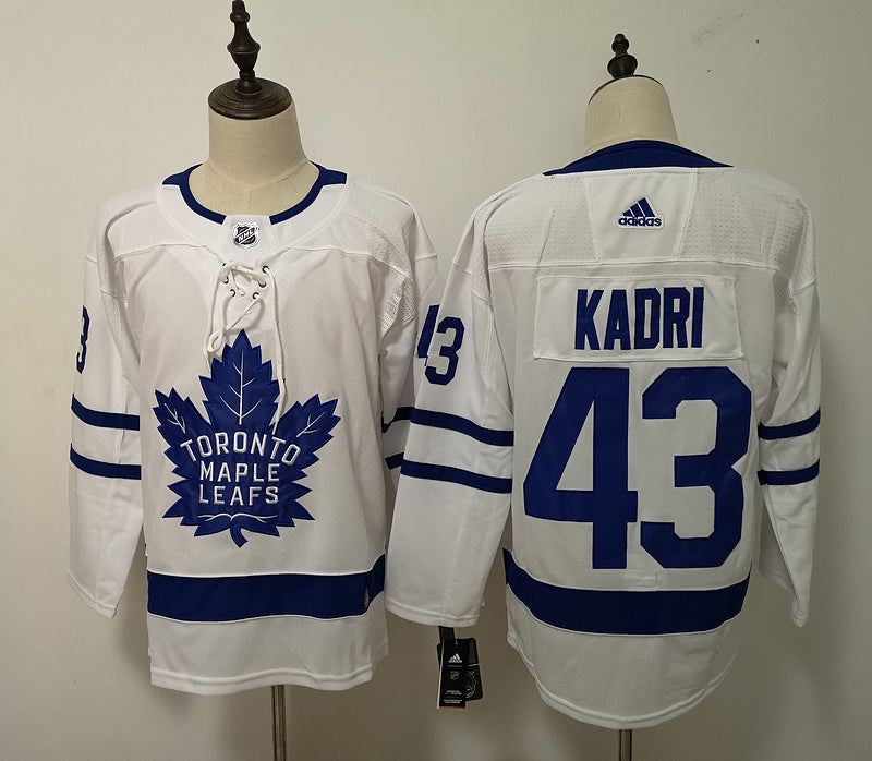 Men's Toronto Maple Leafs Nazem Kadri #43 White Player Game jersey