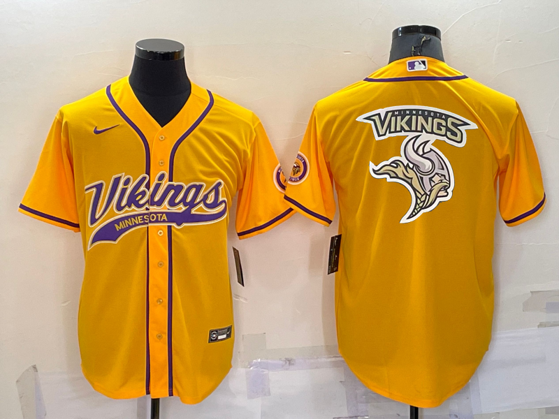 Men's Minnesota Vikings Yellow Game jersey