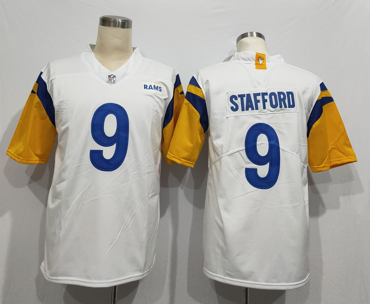 Men's Los Angeles Rams Matthew Stafford #9 White Legend jersey
