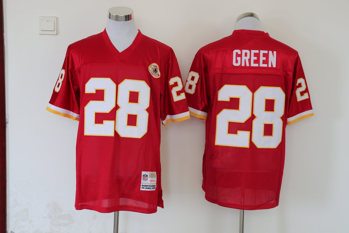 Men's Washington Redskins Darrell Green Mitchell & Ness Burgundy Legacy Replica jersey