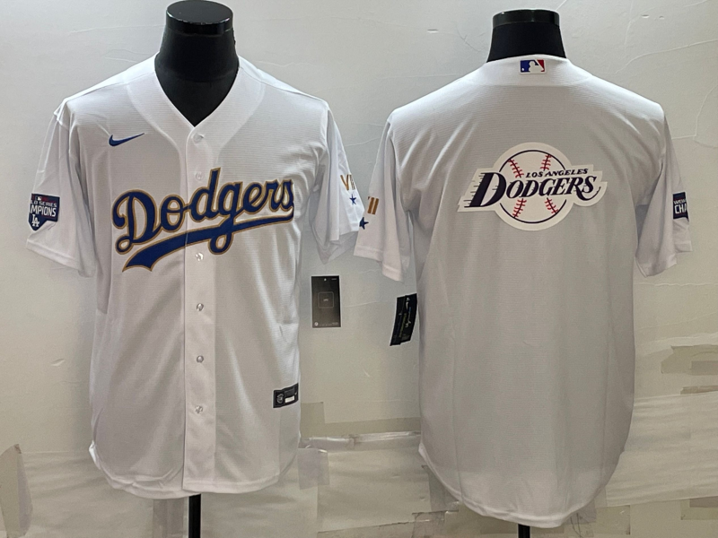 Men's Los Angeles Dodgers White Authentic Game jersey