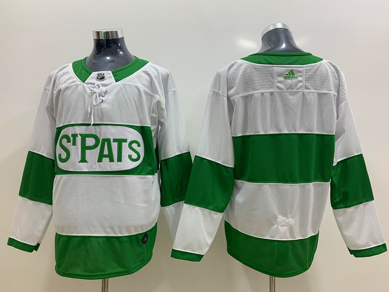 Men's Toronto St. Pats White Premier Breakaway Blank jersey