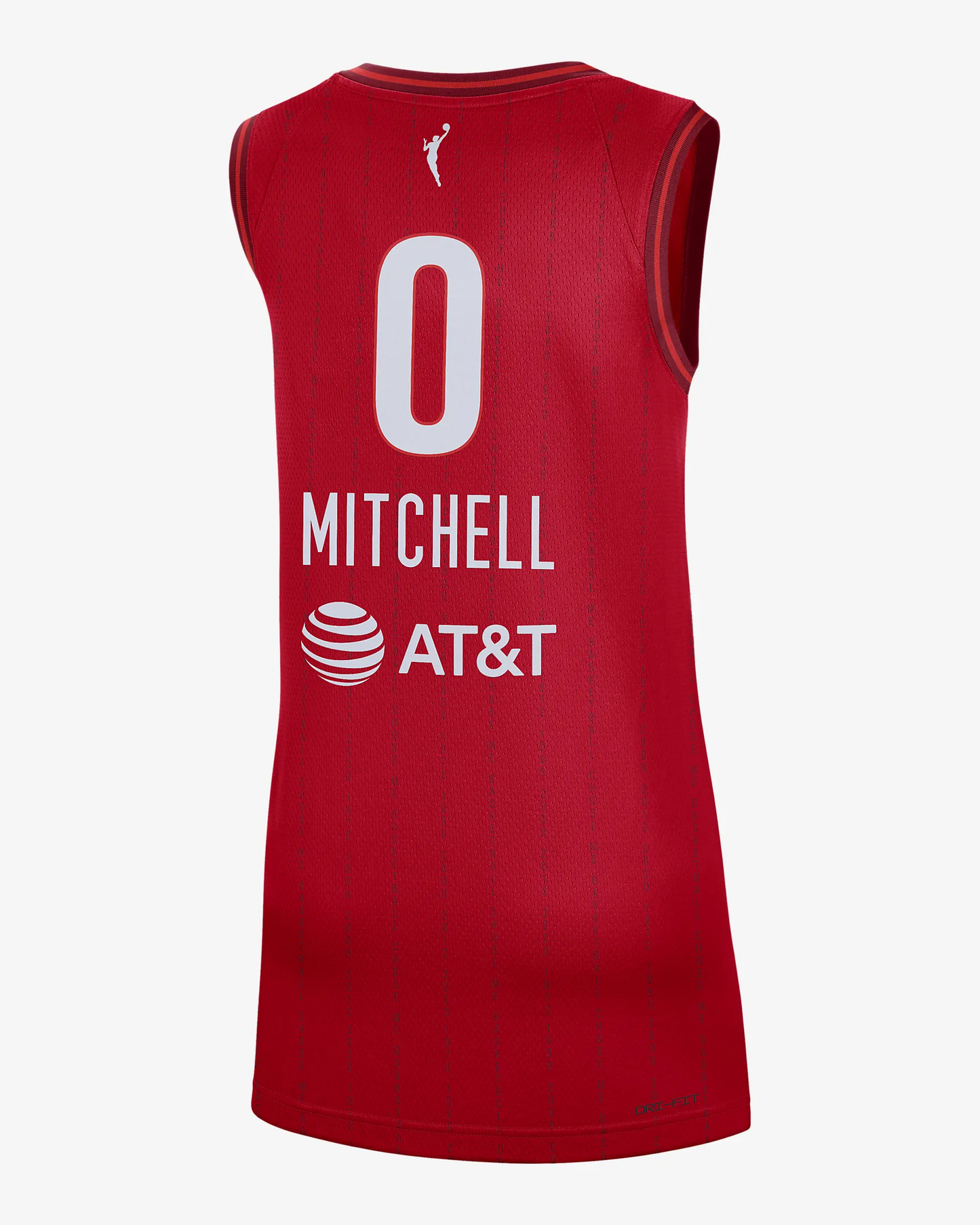 Men's Indiana Fever Kelsey Mitchell #0 Red Player Jersey