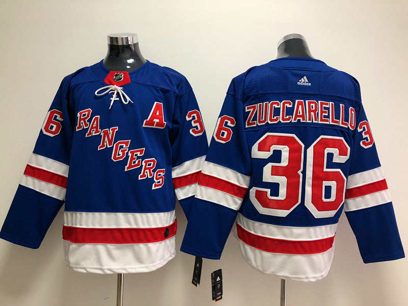 Men's New York Rangers Mats Zuccarello #36 Blue Player jersey