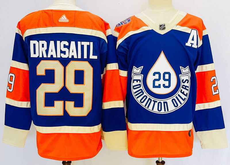 Men's Edmonton Oilers Leon Draisaitl #29 Blue Game jersey