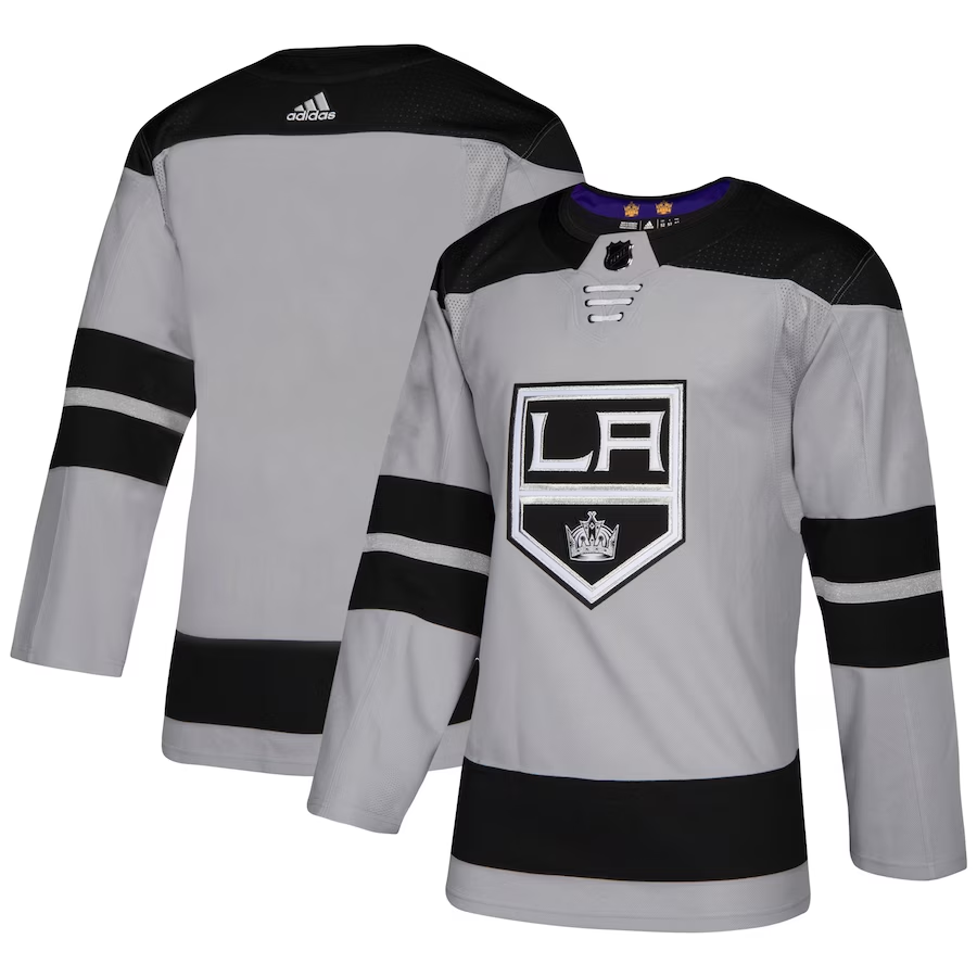 Men's Los Angeles Kings Gray Alternate Authentic Blank jersey