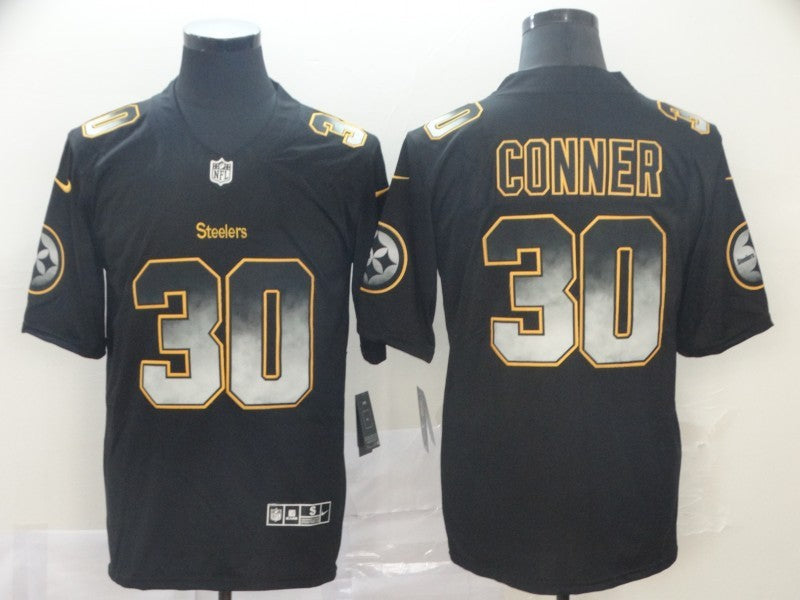 Men's Pittsburgh Steelers James Conner #30 Black Alternate Game jersey