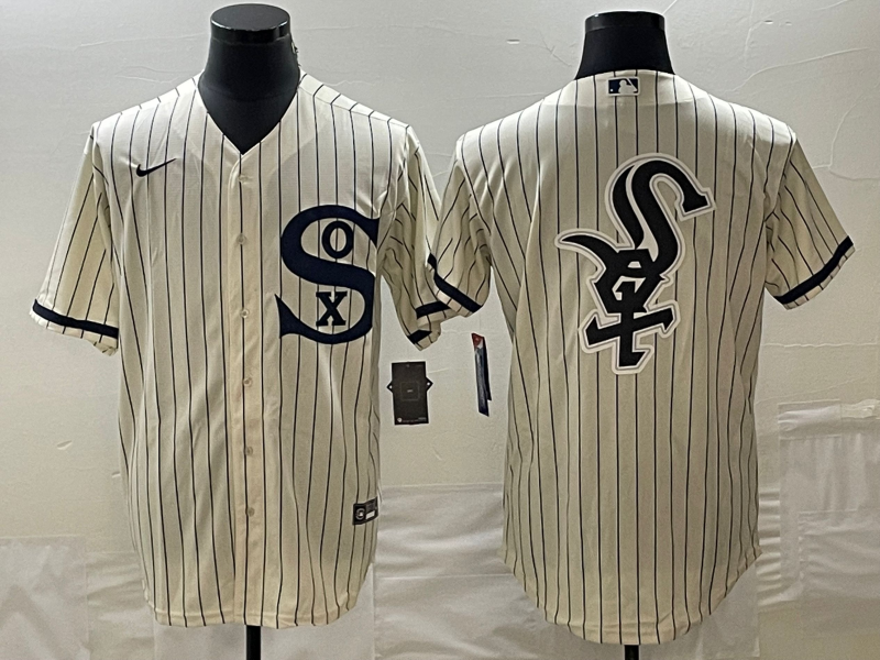 Men's Chicago White Sox Cream Replica Team jersey