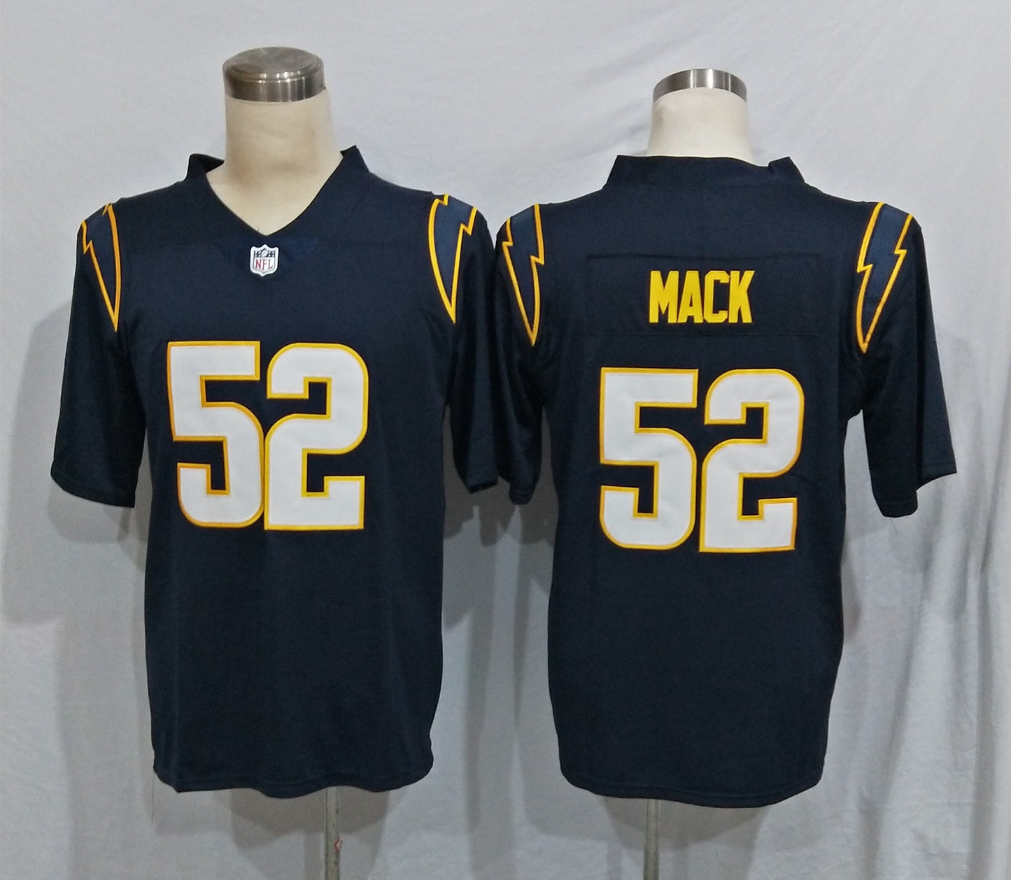Men's Los Angeles Chargers Khalil Mack #52 Navy Alternate Game jersey