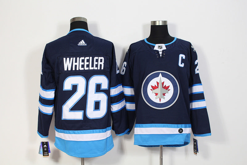Men's Winnipeg Jets Blake Wheeler #26 Navy Player jersey