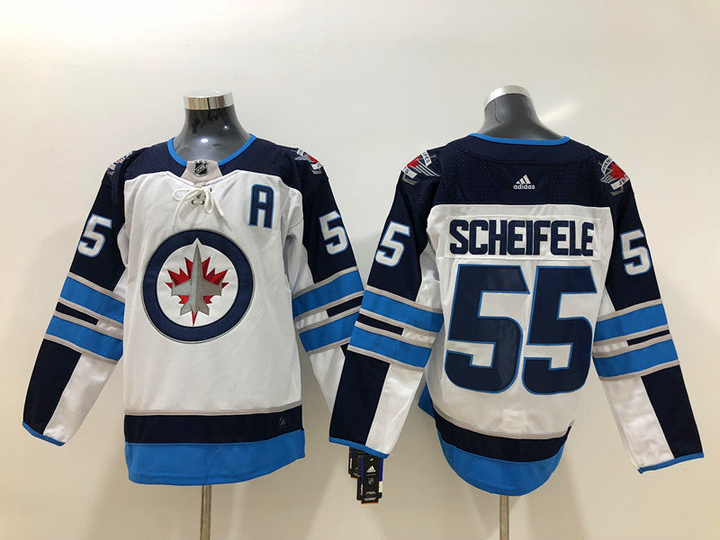 Men's Winnipeg Jets Mark Scheifele #55 White Player jersey