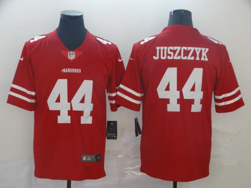 Men's San Francisco 49ers Kyle Juszczyk #44 Red Game jersey