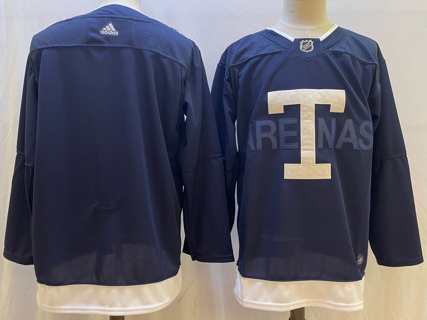 Men's Toronto Maple Leafs Blue Blank Player Game jersey
