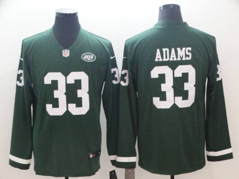 Men's New York Jets Jamal Adams #33 Green Game Player jersey
