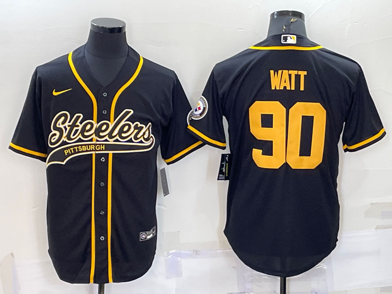 Men's Pittsburgh Steelers T.J. Watt #90 Black Vapor F.U.S.E. Limited jersey Joint edition