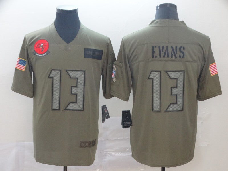 Men's Tampa Bay Buccaneers Mike Evans #13 Brown Game jersey
