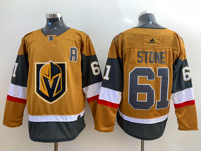 Men's Vegas Golden Knights Mark Stone #61 Gold Breakaway Player jersey