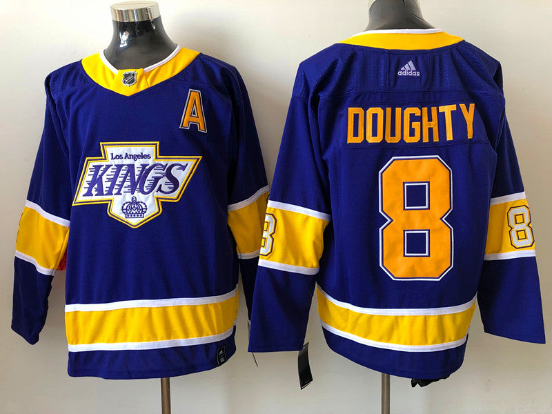 Men's Los Angeles Kings Drew Doughty #8 Purple Breakaway Player jersey