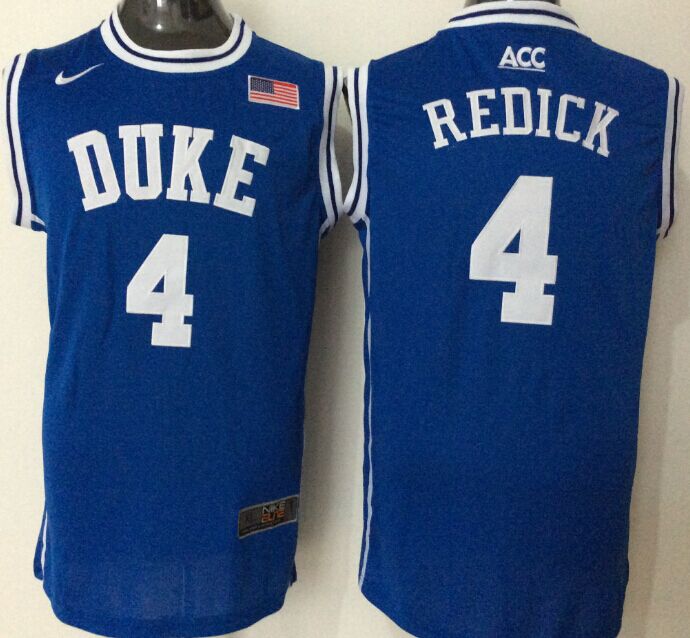Men's Duke Blue Devils J.J Redick #4 Blue Player Jersey